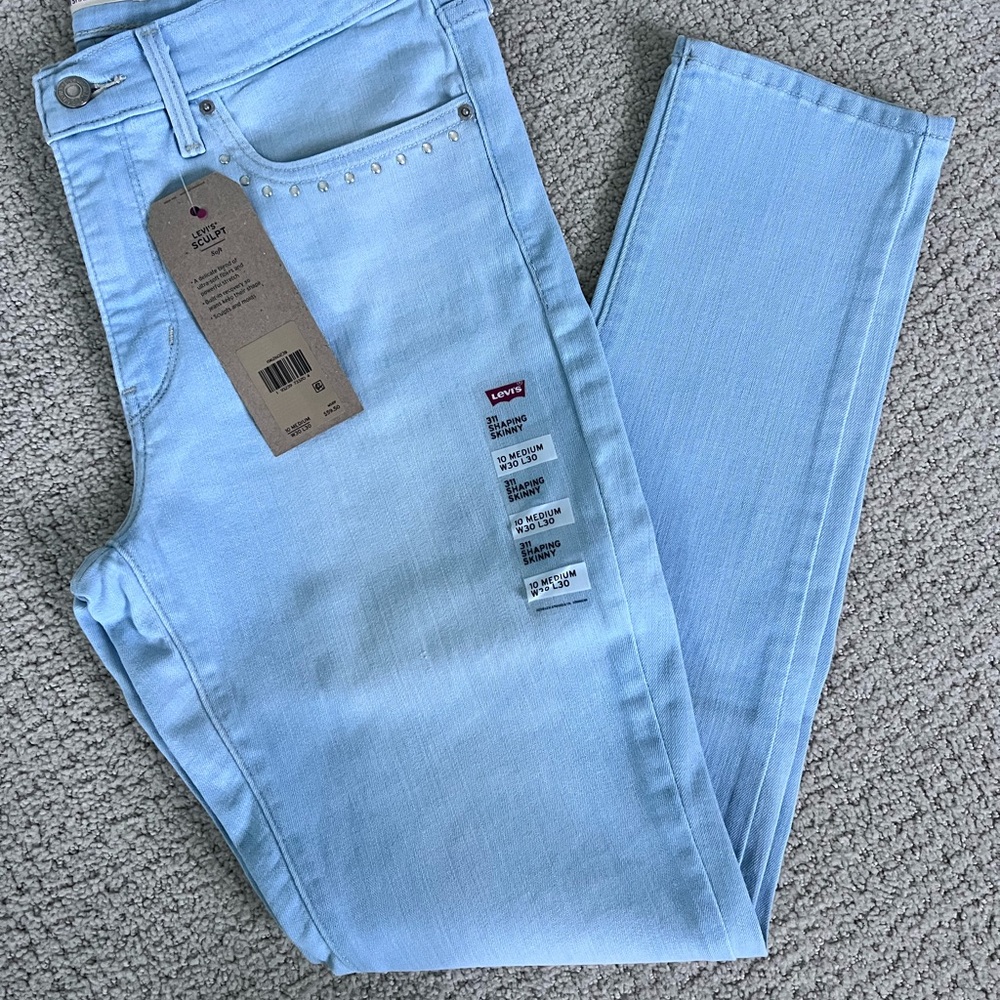 Levi's 311 Shaping Skinny Jeans in Light Blue